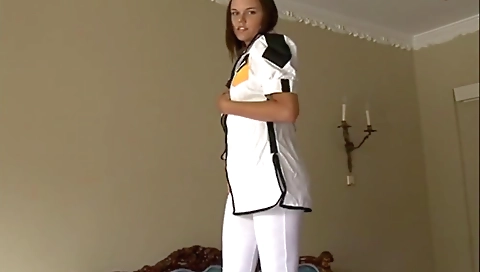 Horny slut gets fucked by horny guy