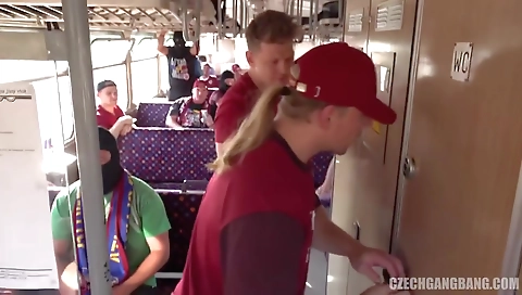 Blonde slutty fucking with her friend