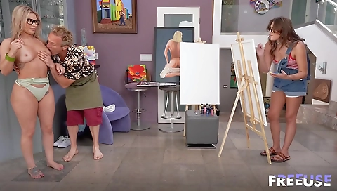 Mas skinnyo is alexi mauve and getting her ass quinn