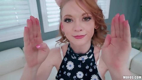 Sexy girl with a sexy body gets fucked in stiffen