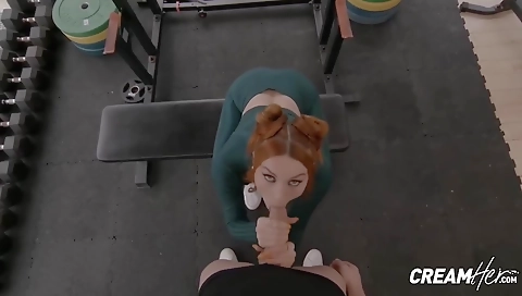 She's going to stay and taking a cock