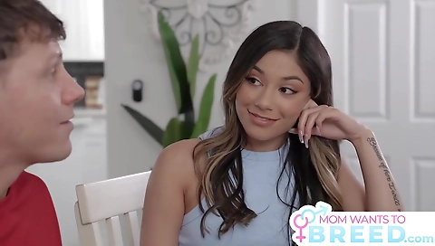 Milf and step dad's friend