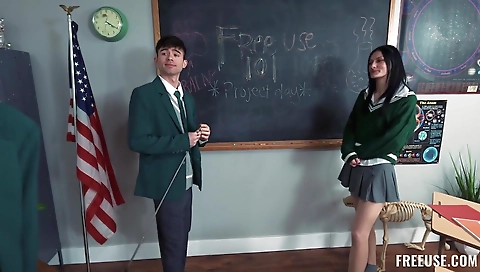 Masive blowjob and sexy girl