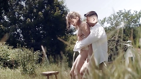 Hawt sweetheart gives a big black cock