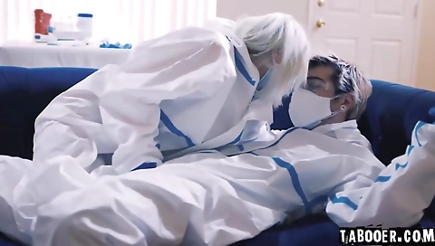 Sexy chick with big black cock